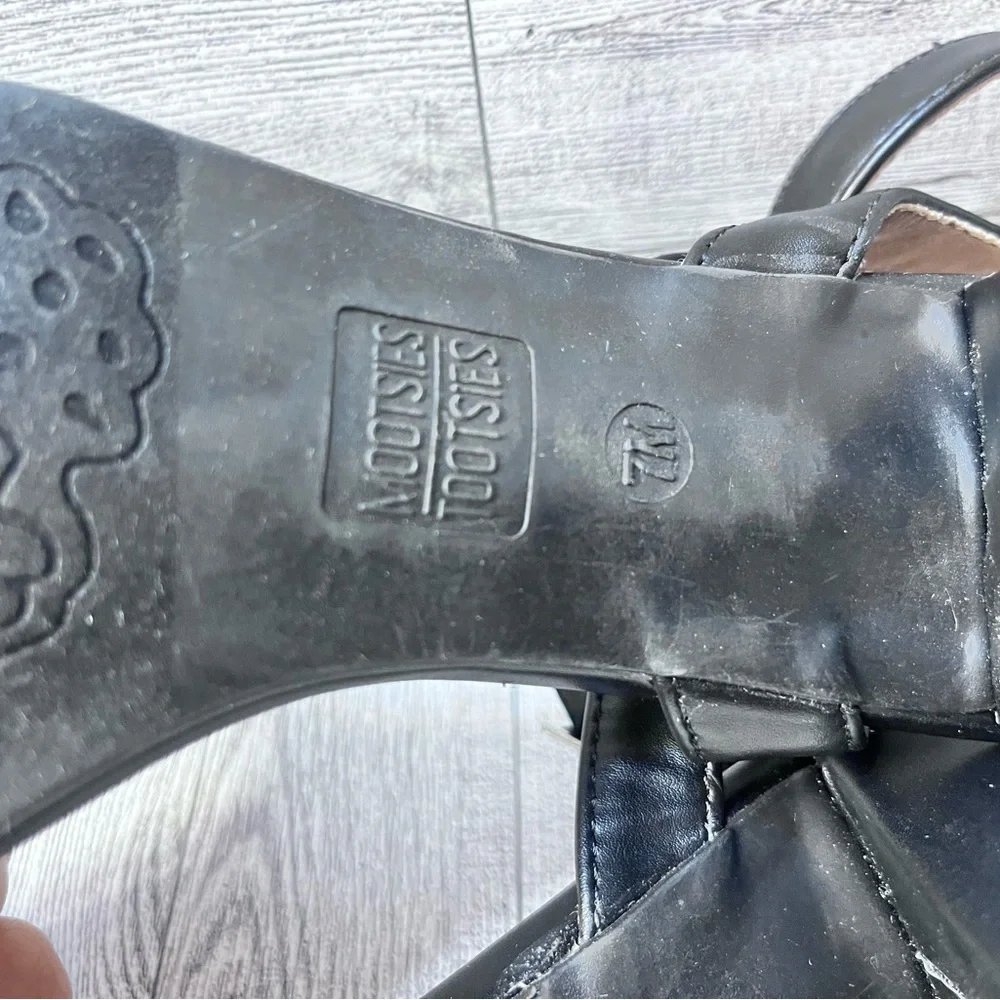 Mootsies Tootsies Black Floral Heels - Picture 6 of 6